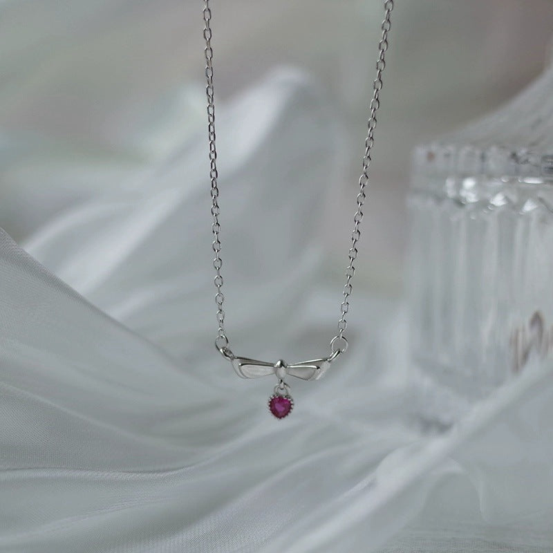 Cadena de Medio Chongo con Corazón Colgante ❤️