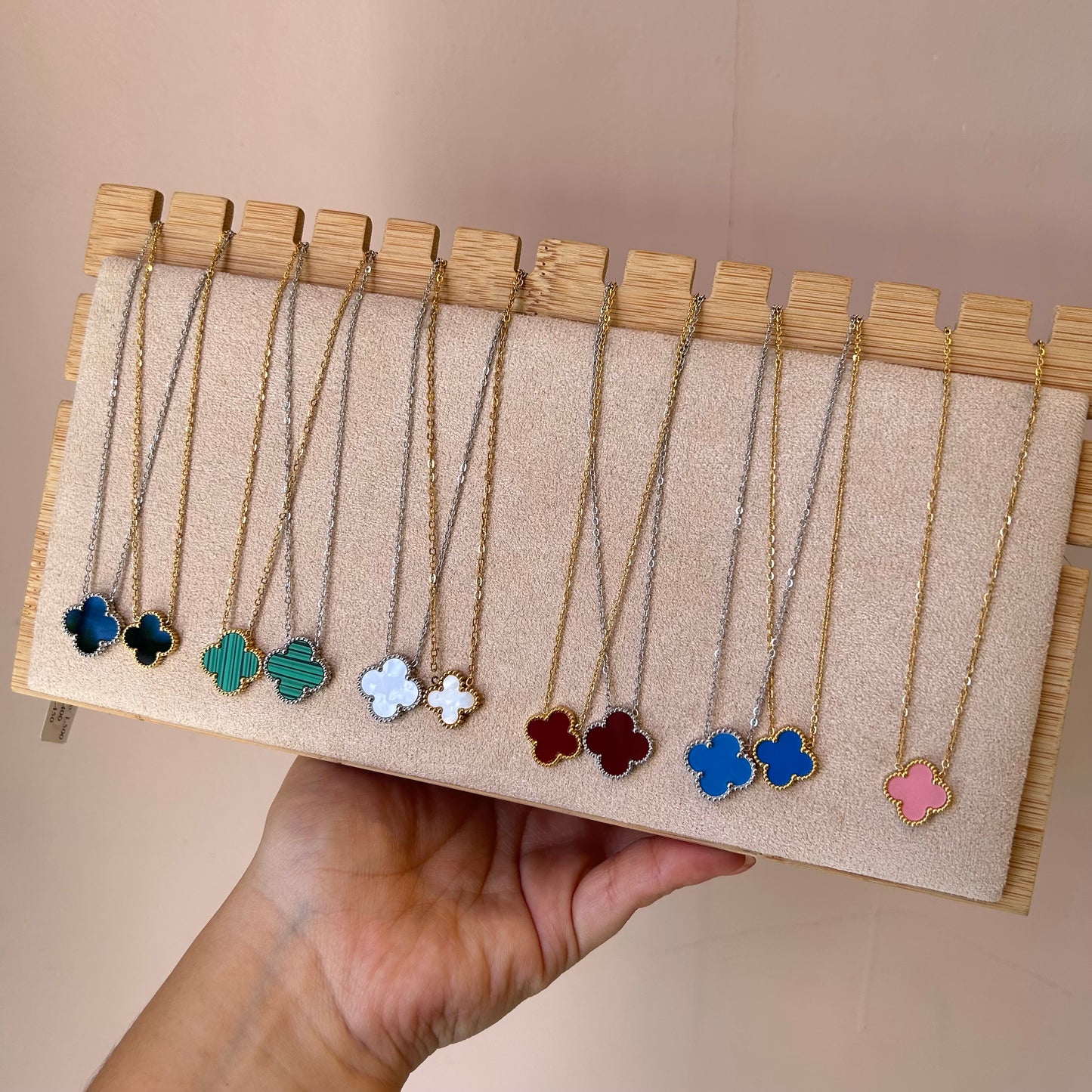 Cadena trébol estilo Van Cleef