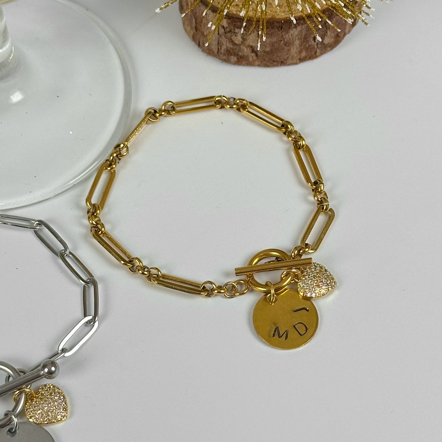 Pulsera estampada With Me 🌟✨