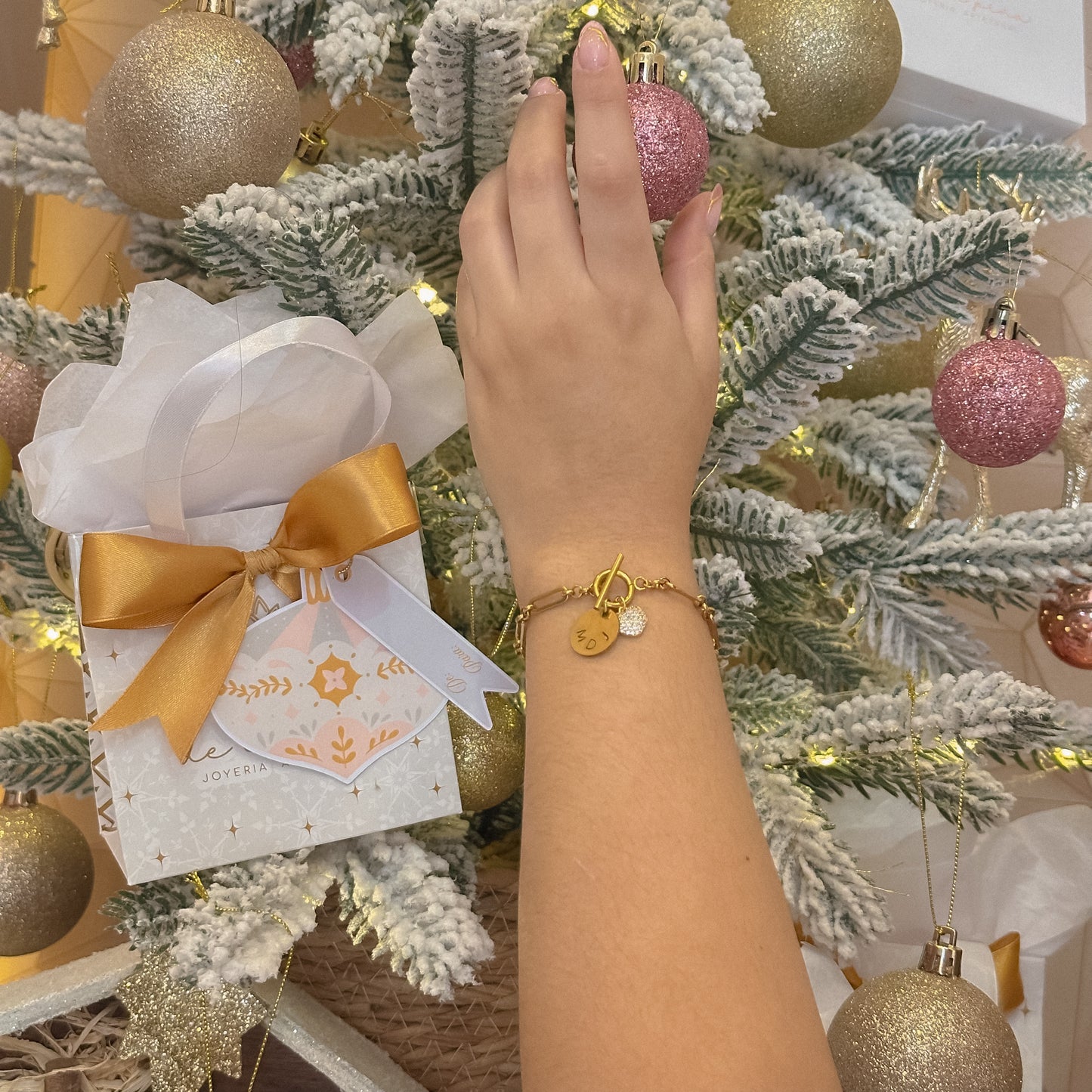 Pulsera estampada With Me 🌟✨
