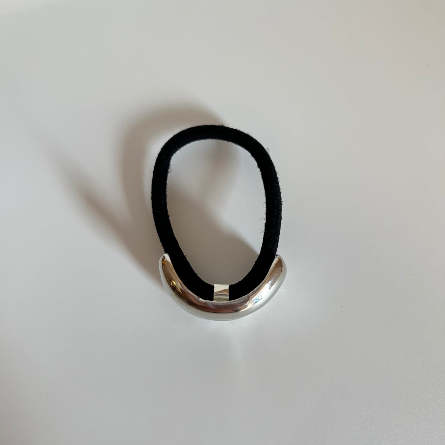 Colla doble plateada