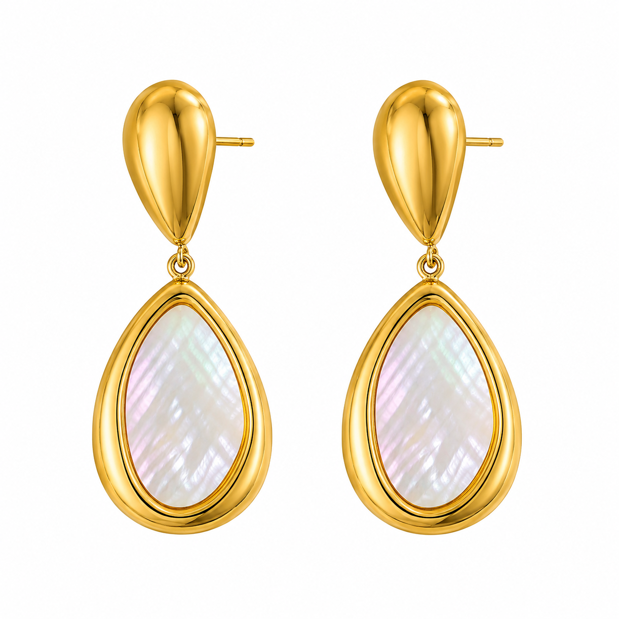 Aretes Nácar Marina 🐚