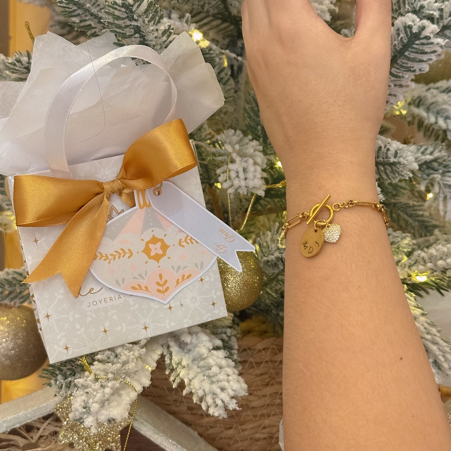 Pulsera estampada With Me 🌟✨