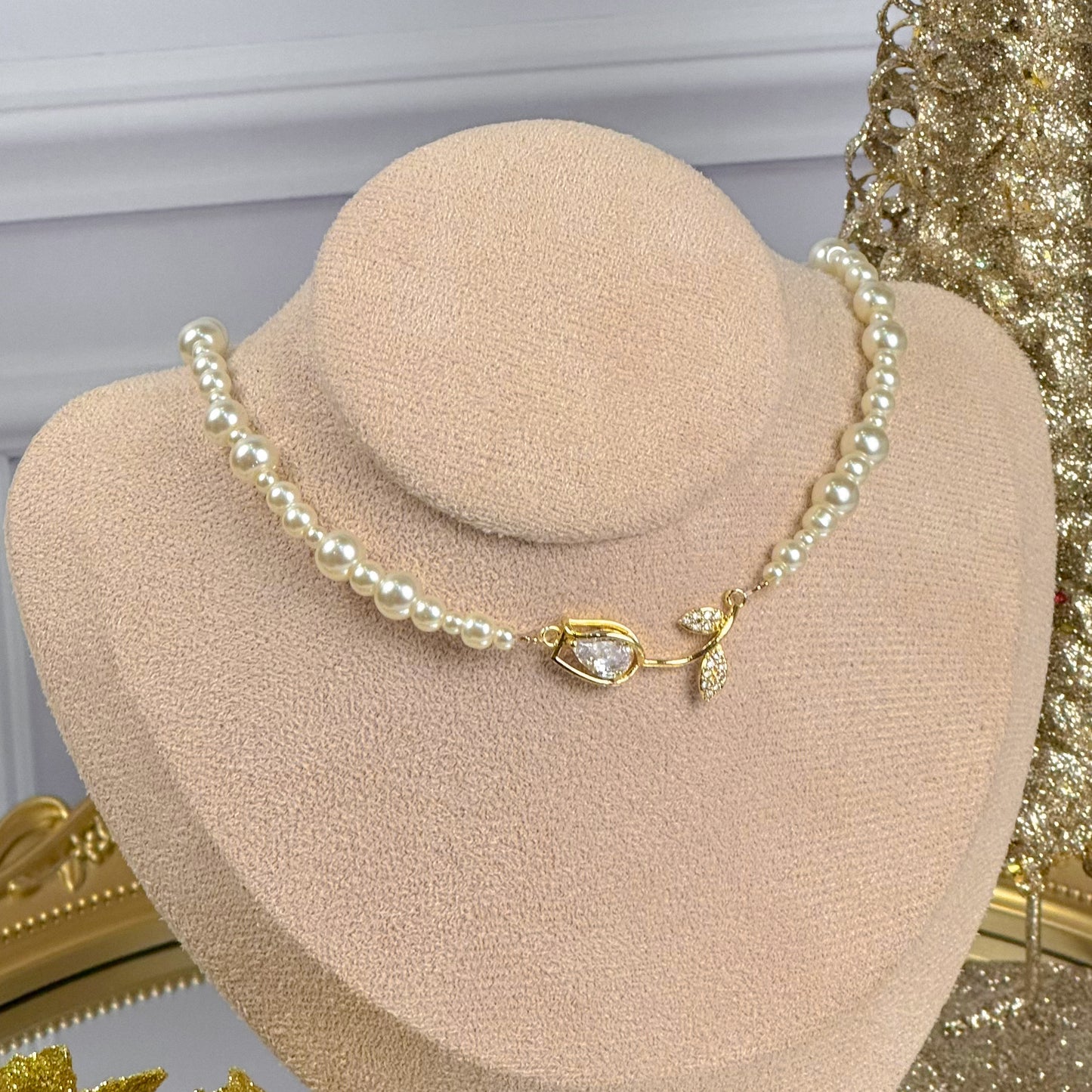 Collar Flor de Invierno 🌸❄️