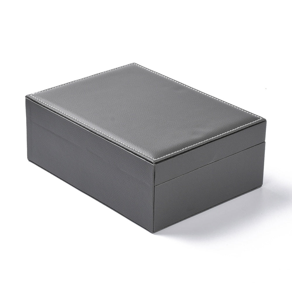 Joyero grande deluxe gris