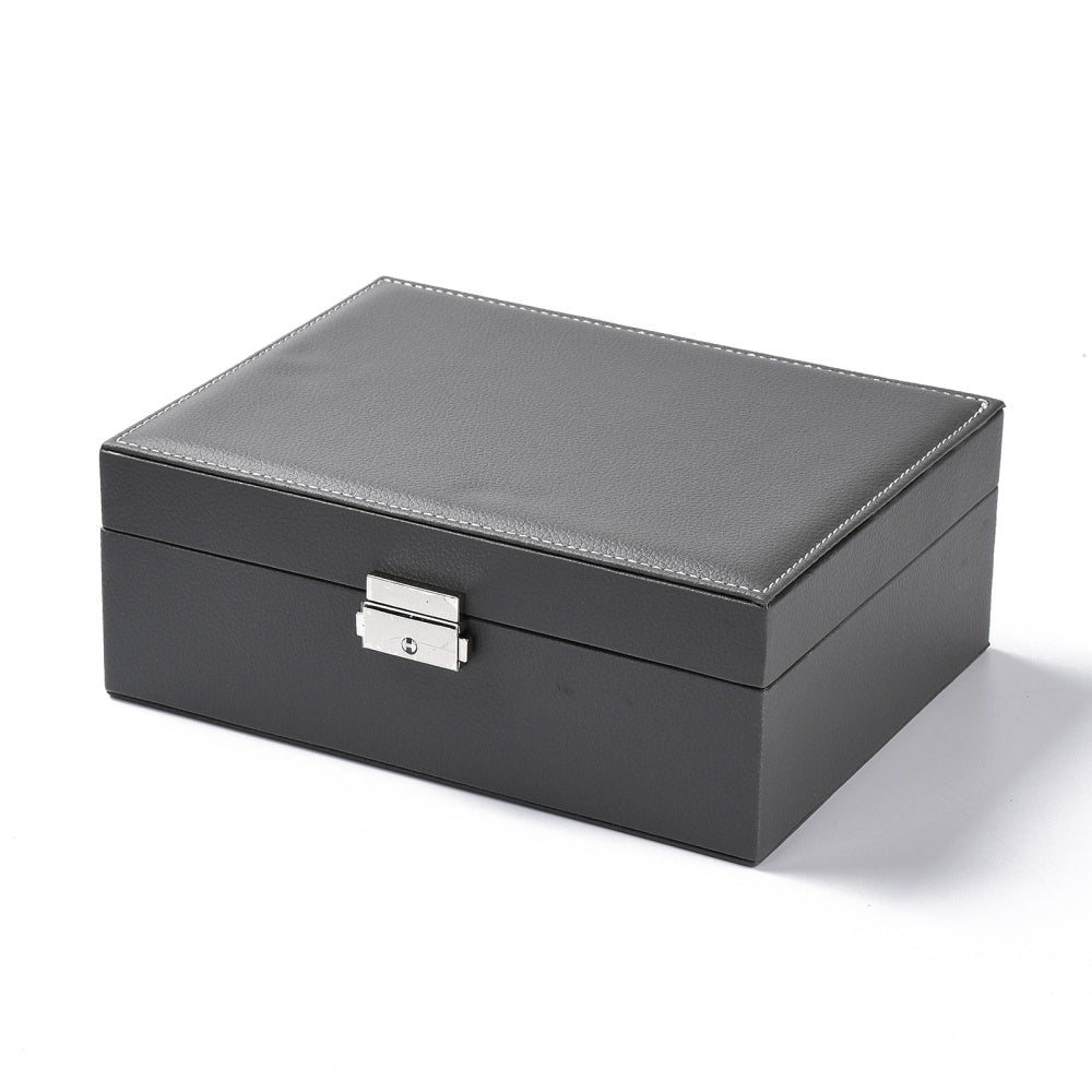 Joyero grande deluxe gris