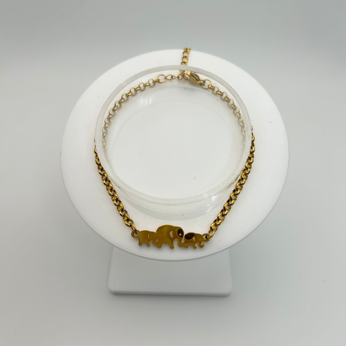 Pulsera de familia de elefantes