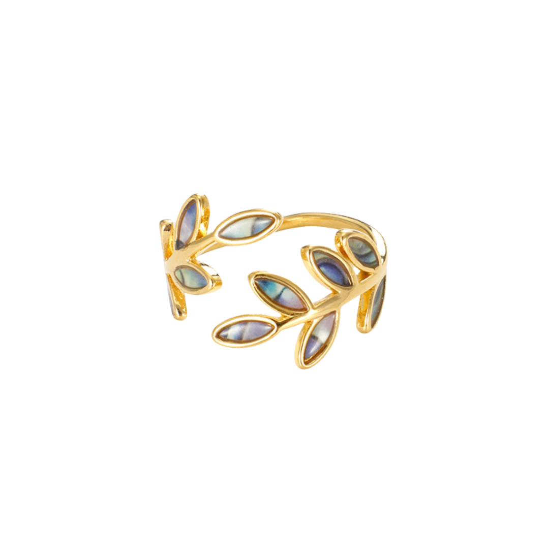 Anillo hojas tornasol