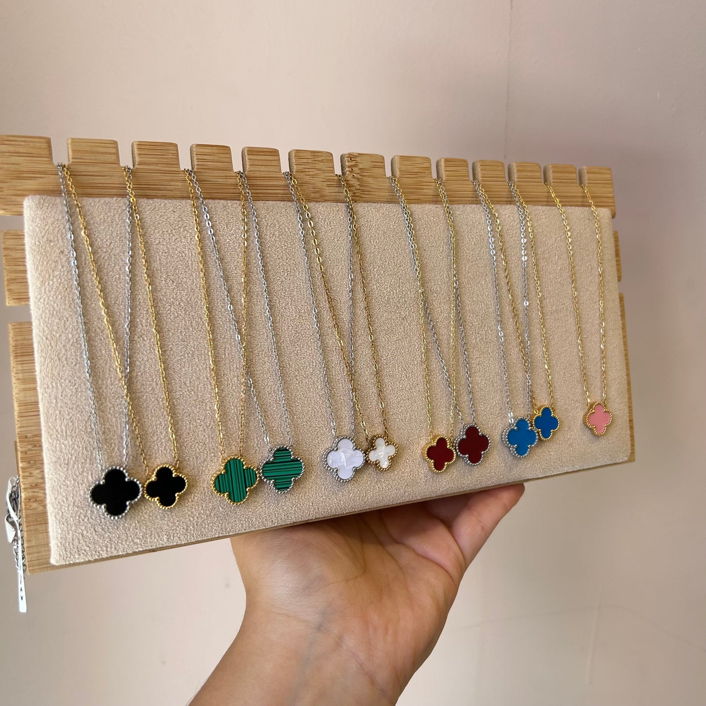 Cadena trébol estilo Van Cleef