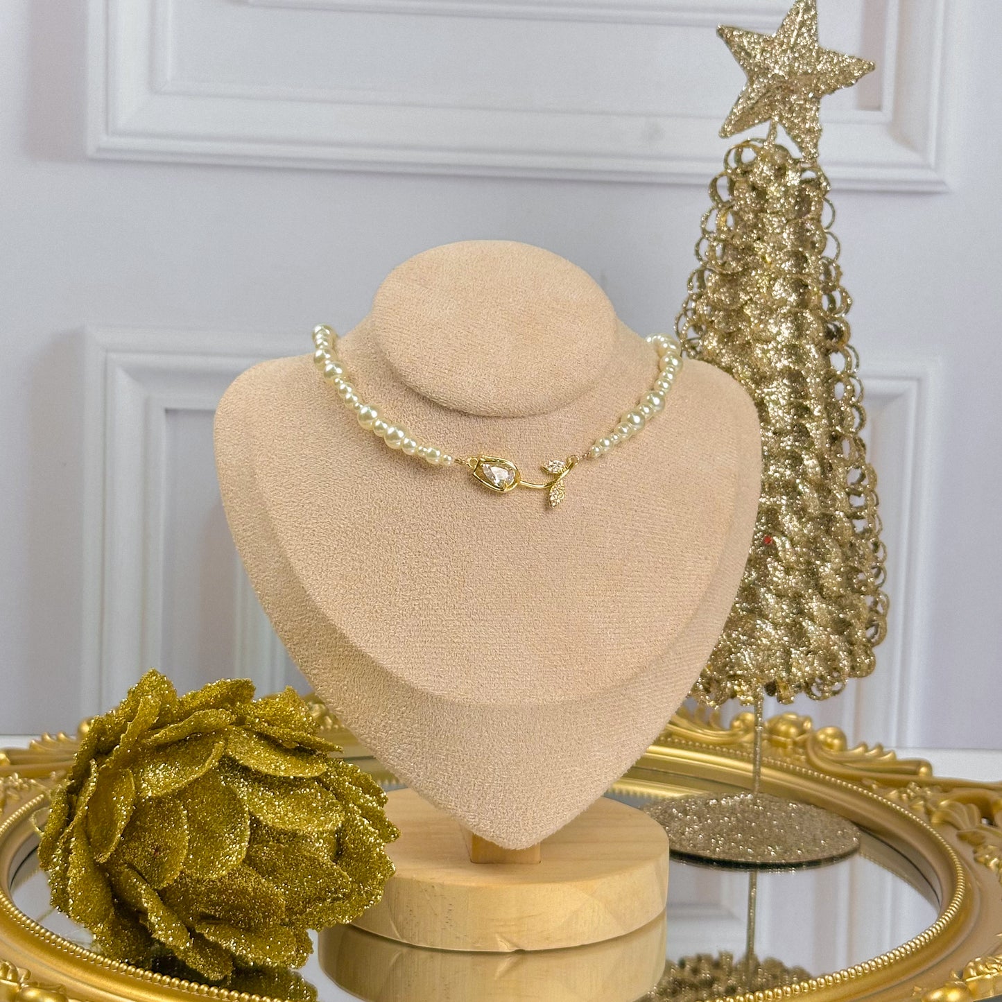 Collar Flor de Invierno 🌸❄️