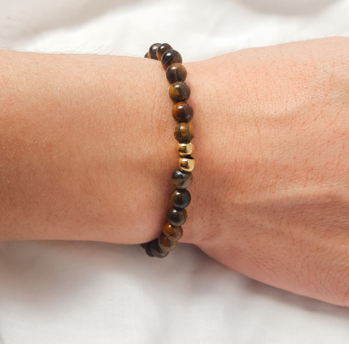 Pulsera de piedra ojo de tigre