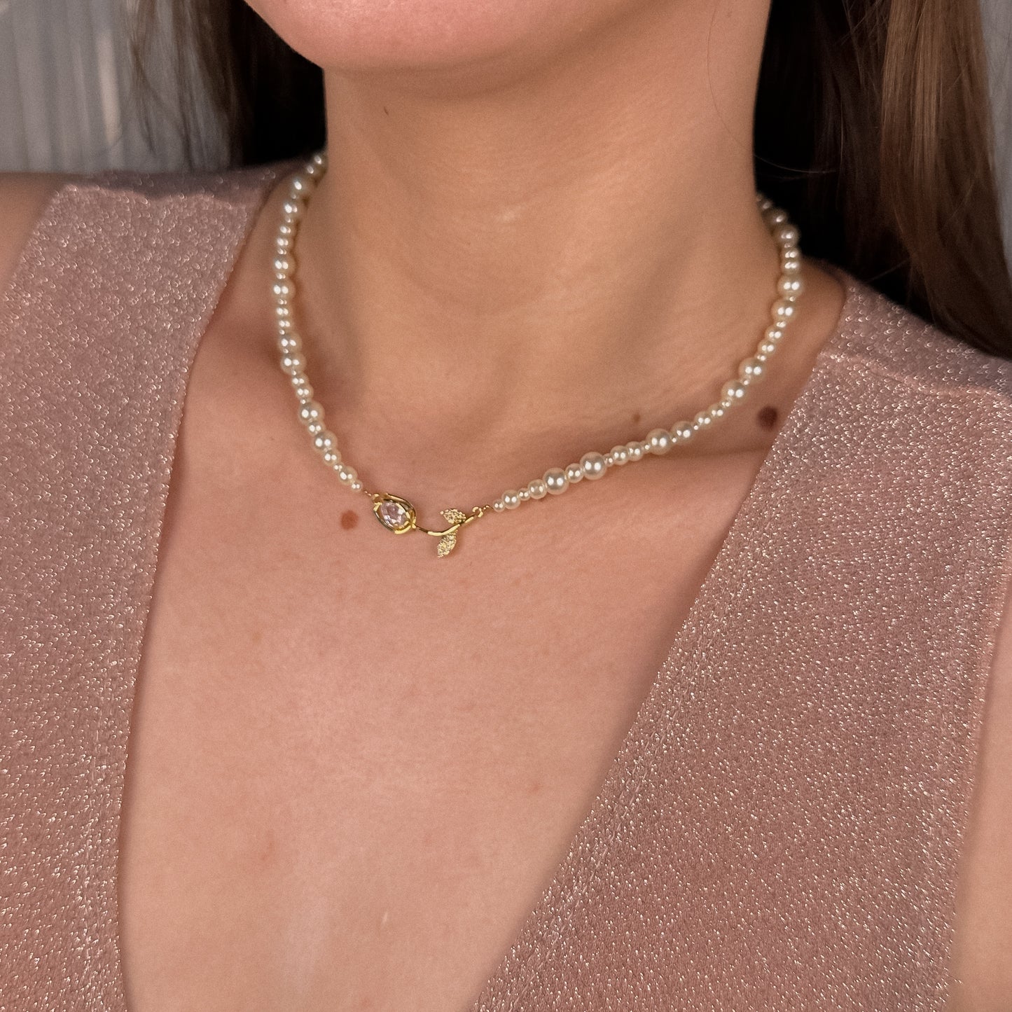 Collar Flor de Invierno 🌸❄️