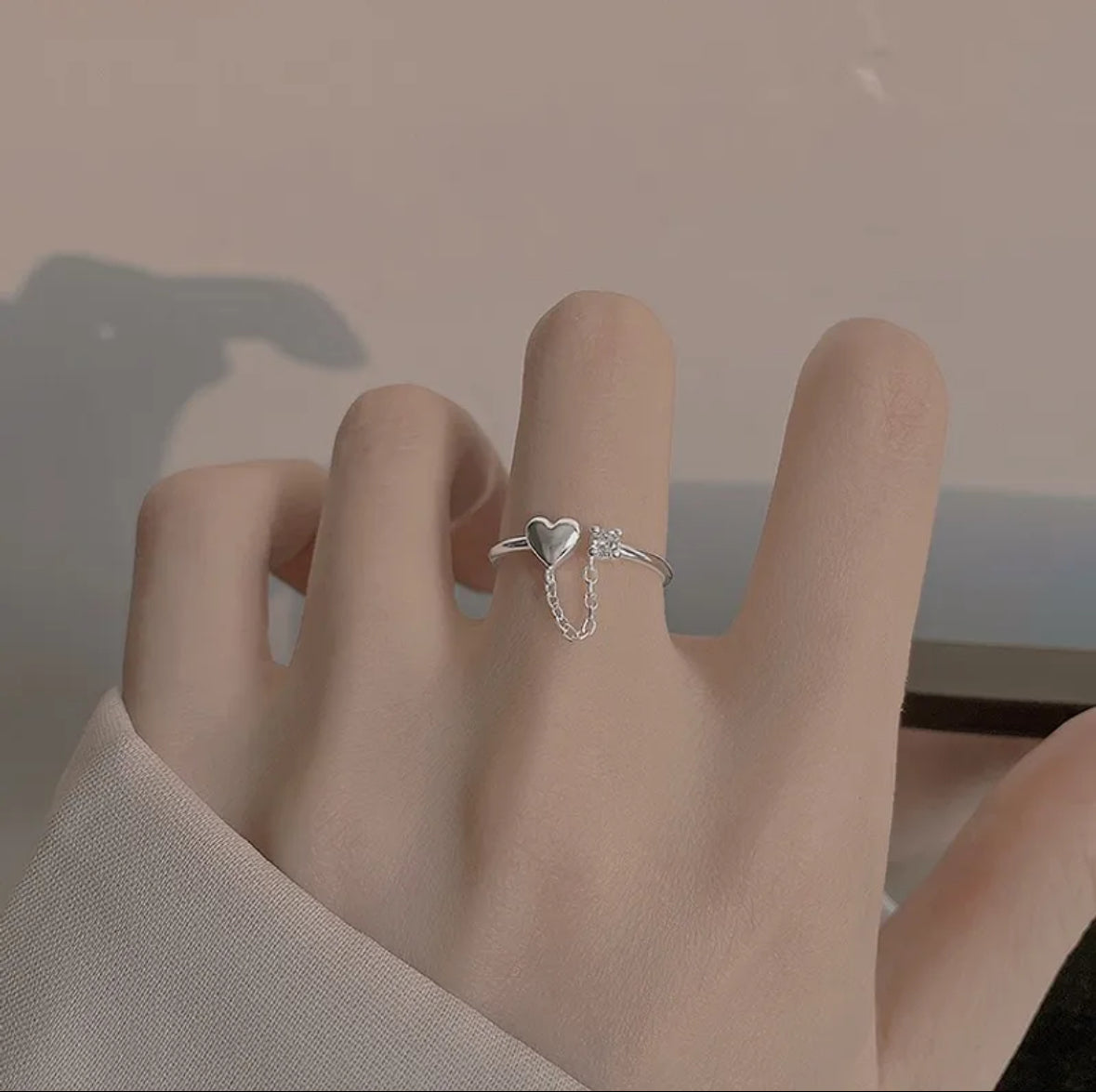 Anillo chained heart