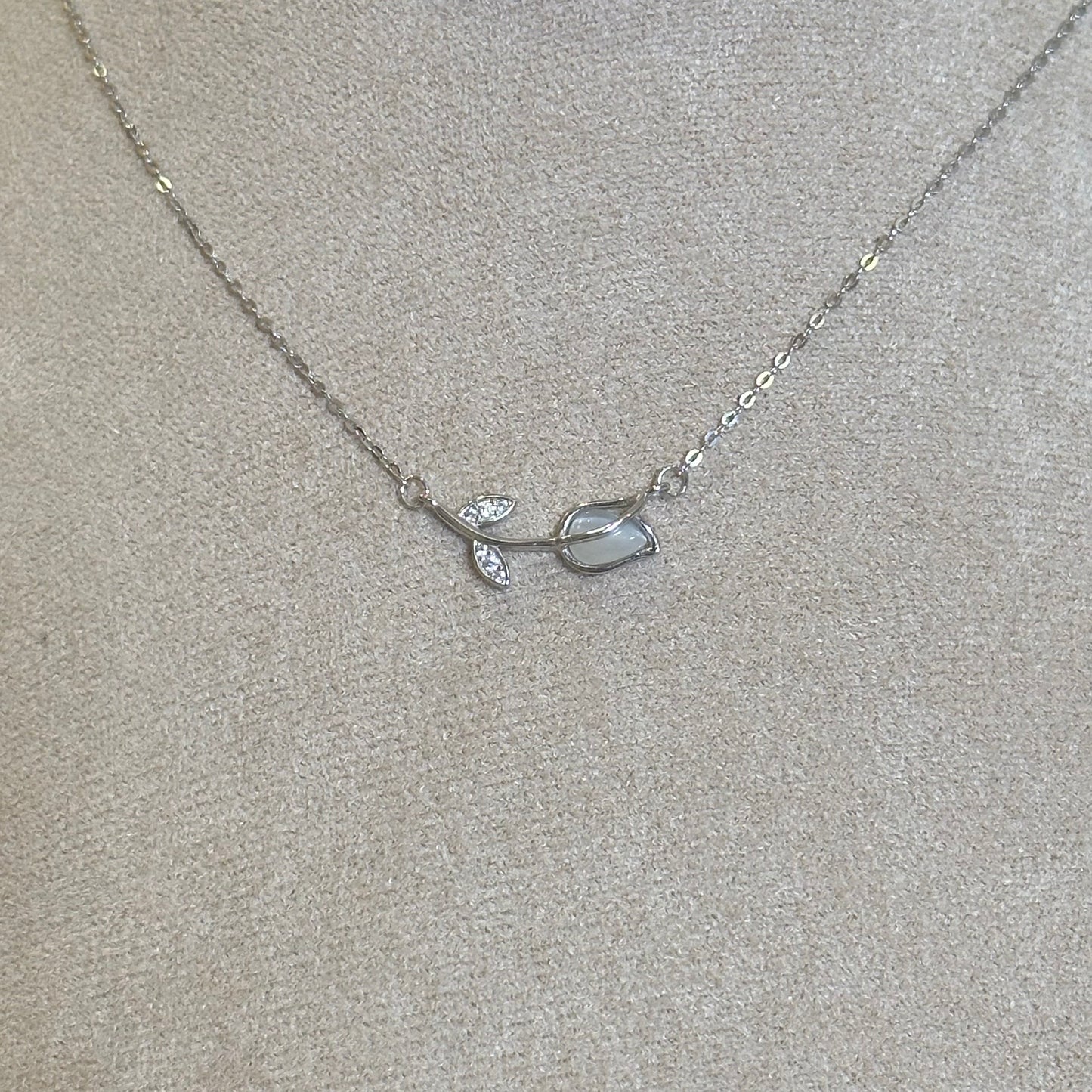 Cadena de Plata Tulipán 🌷