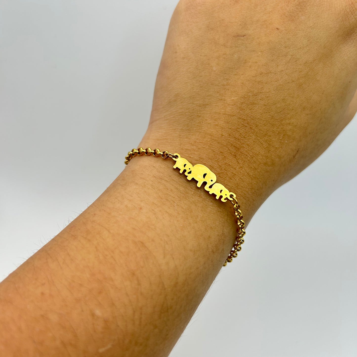 Pulsera de familia de elefantes