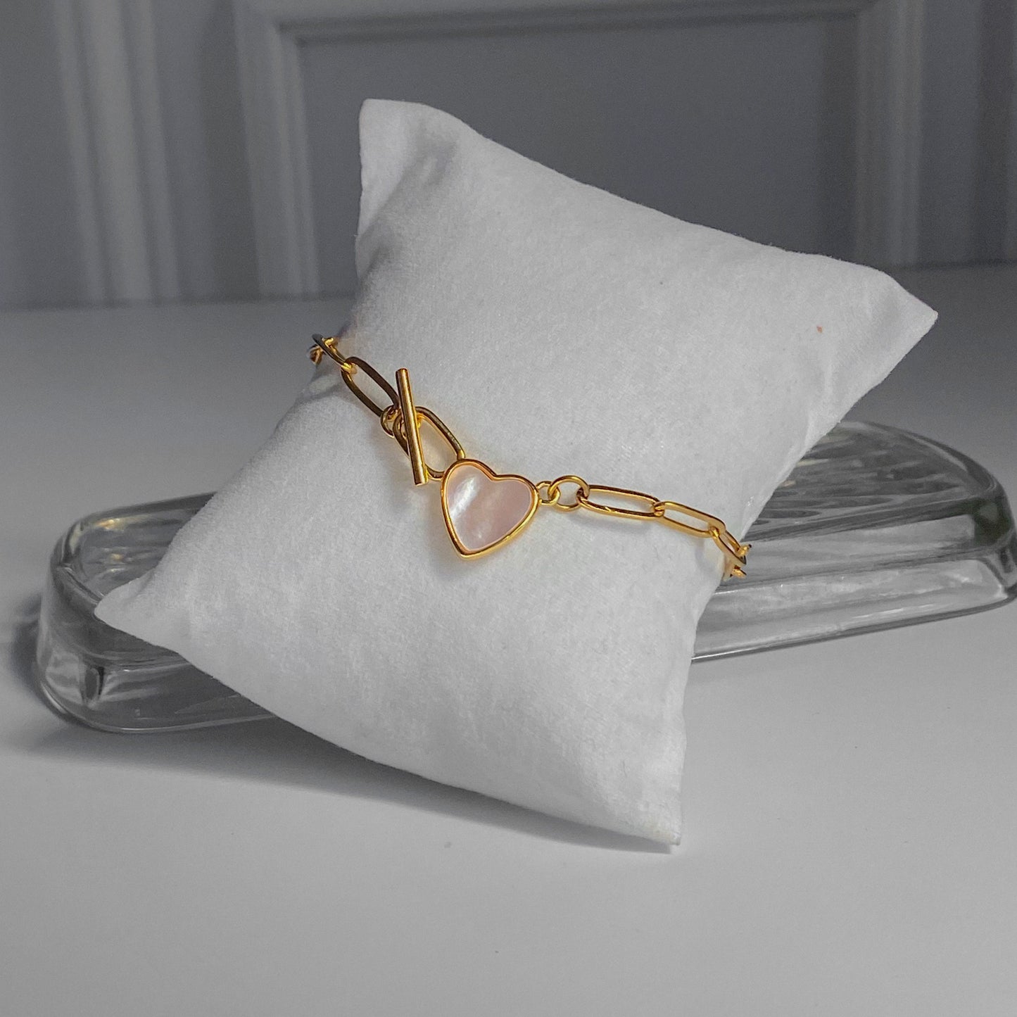 Pulsera cierre nácar