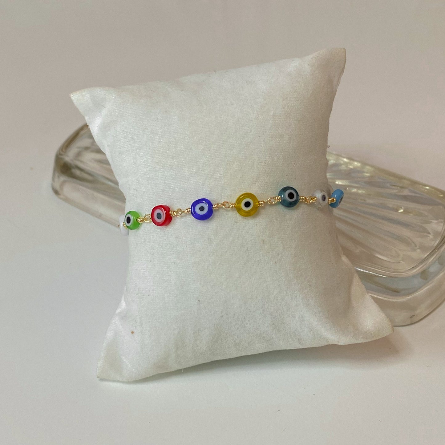 Pulsera ojos turcos multicolor