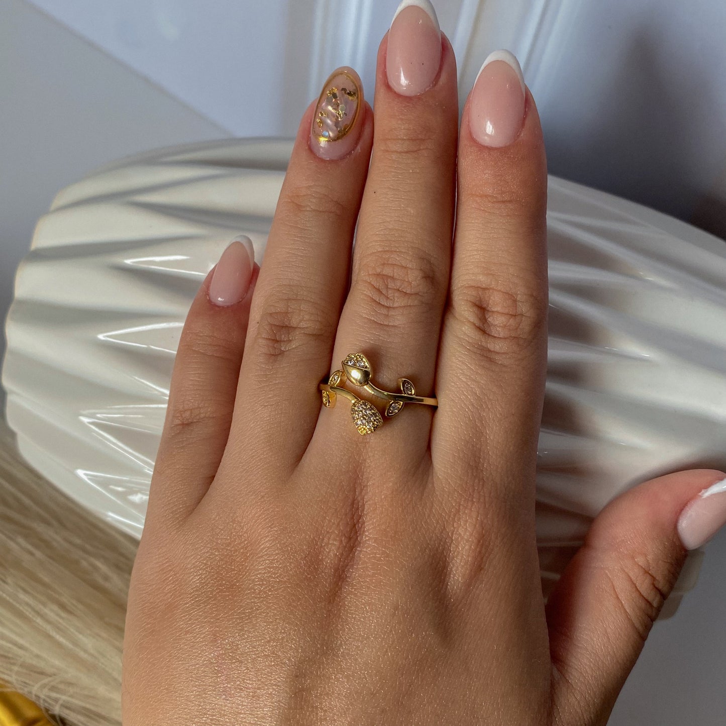 Anillo de tulipanes