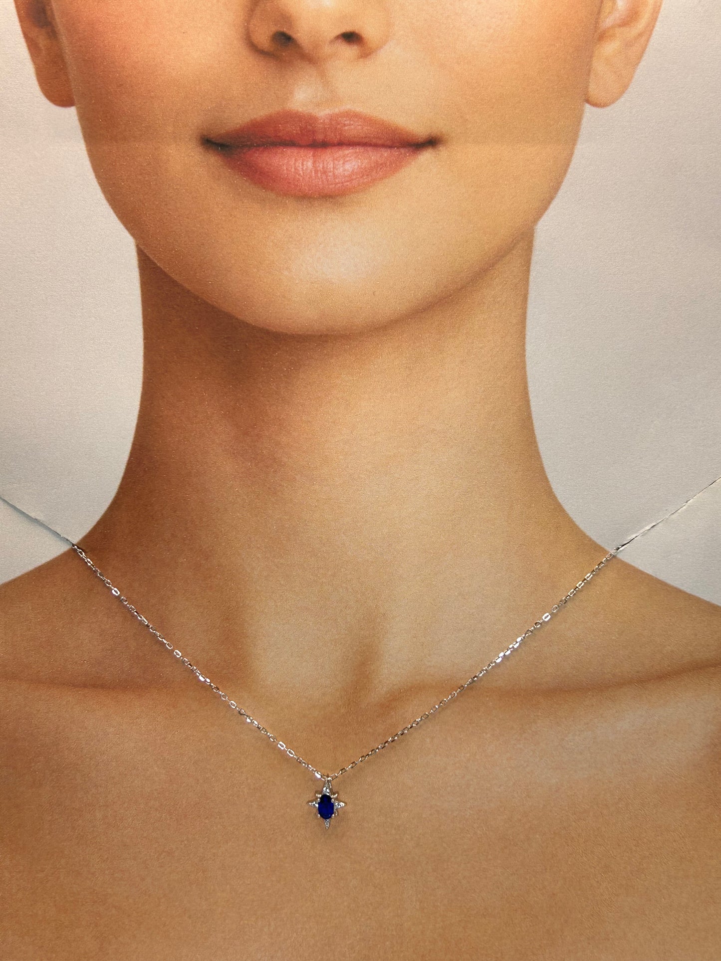 Cadena de Destello Azul ✨