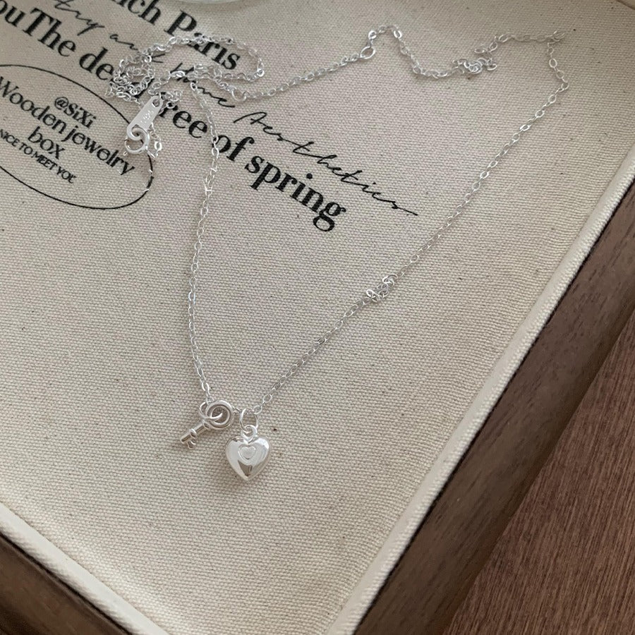 Cadena de llave y corazón 💕