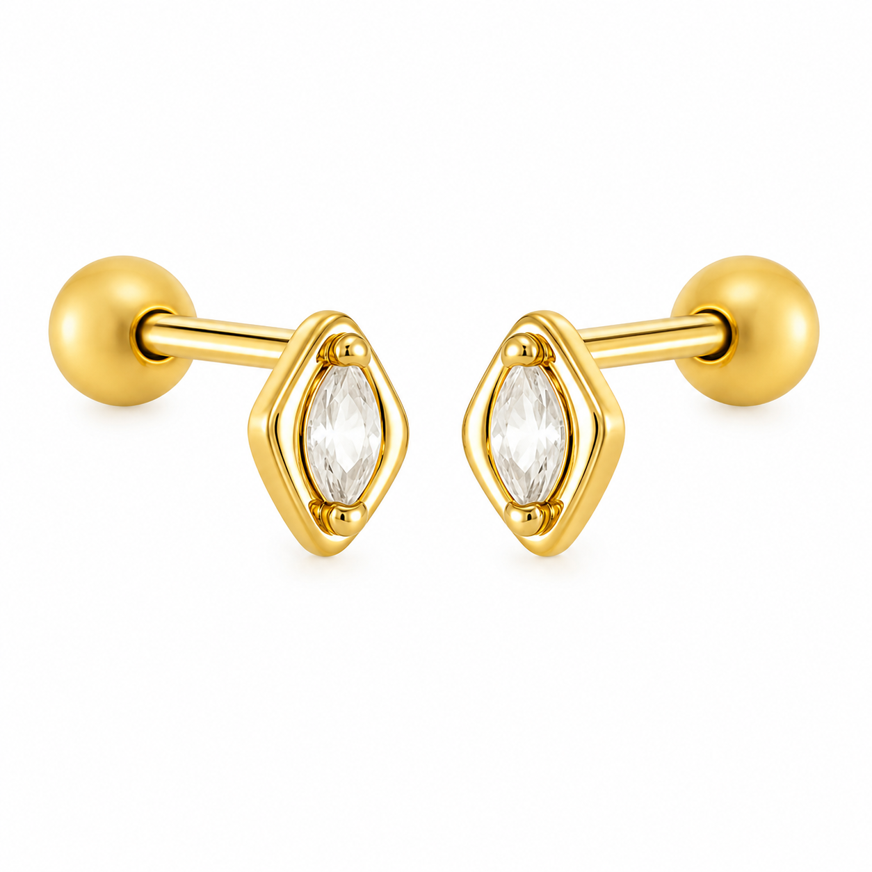 Piercing piedra horse eye encapsulada 💎