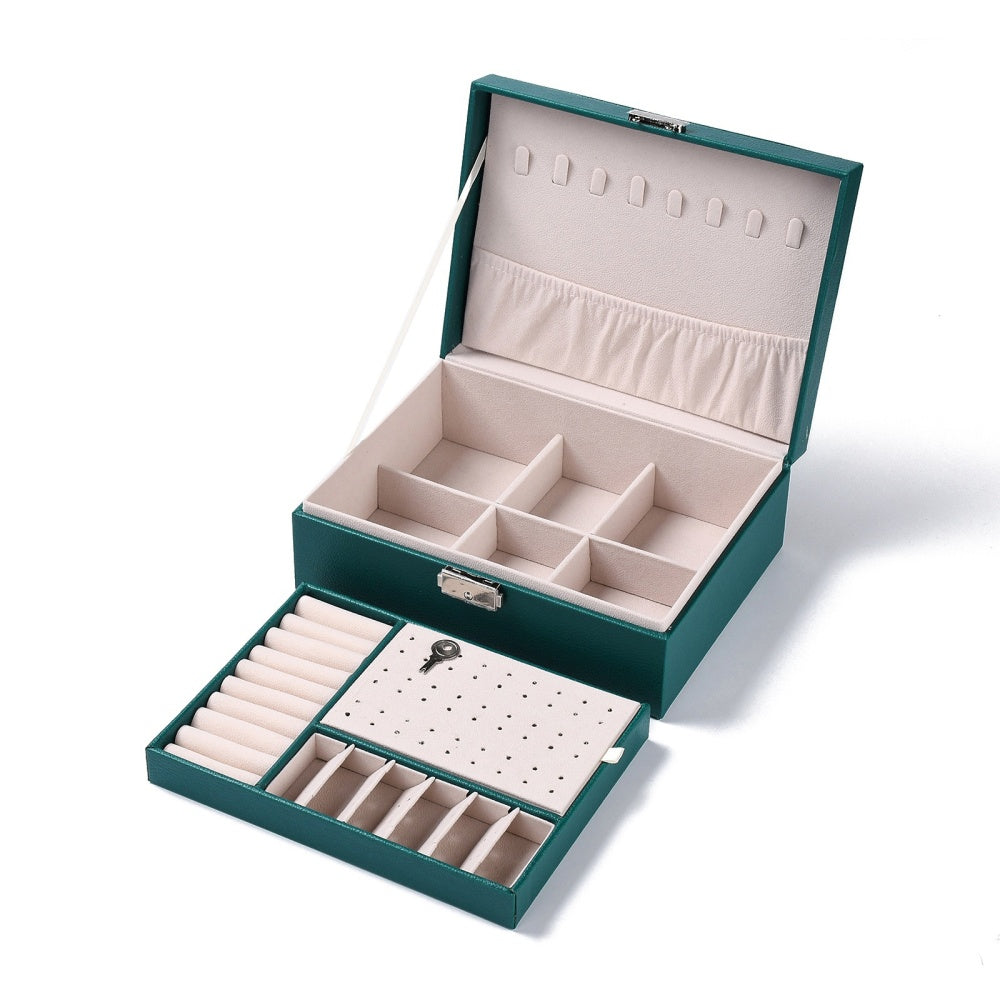 Joyero grande Deluxe aqua