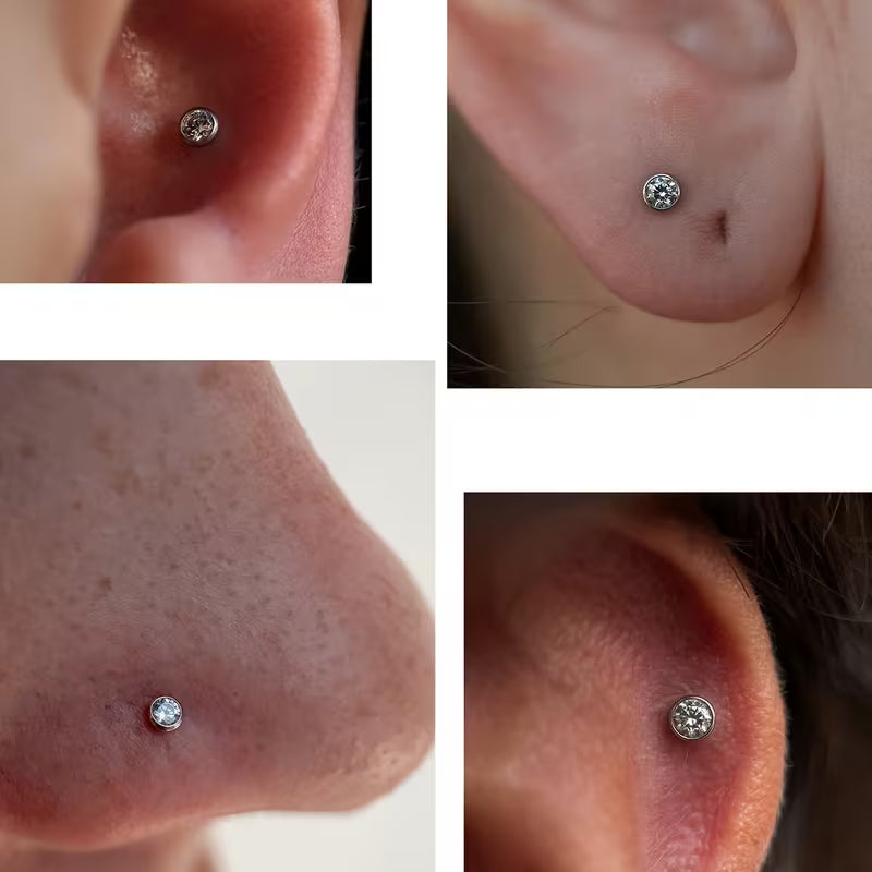 Titanio Flat Back zirconia