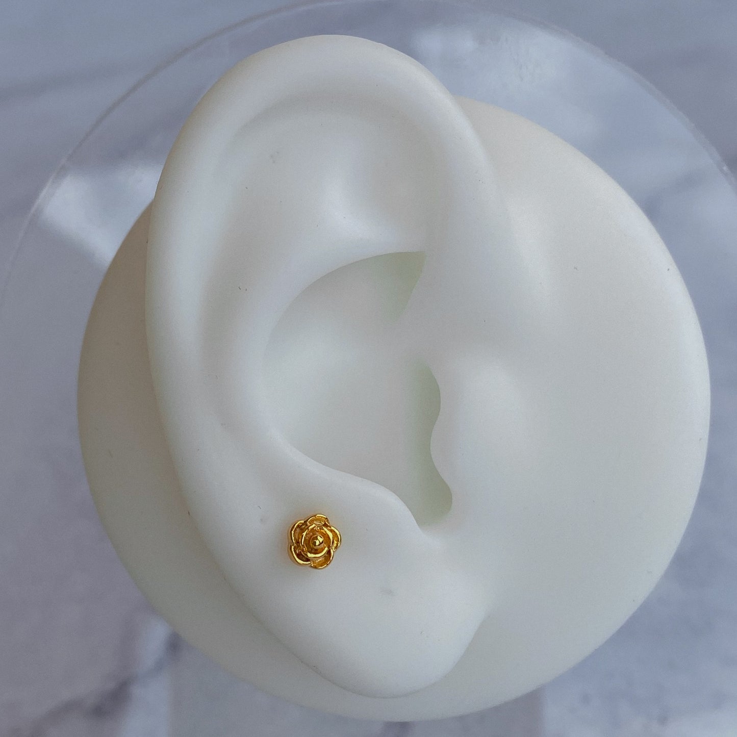 Piercing de rosa