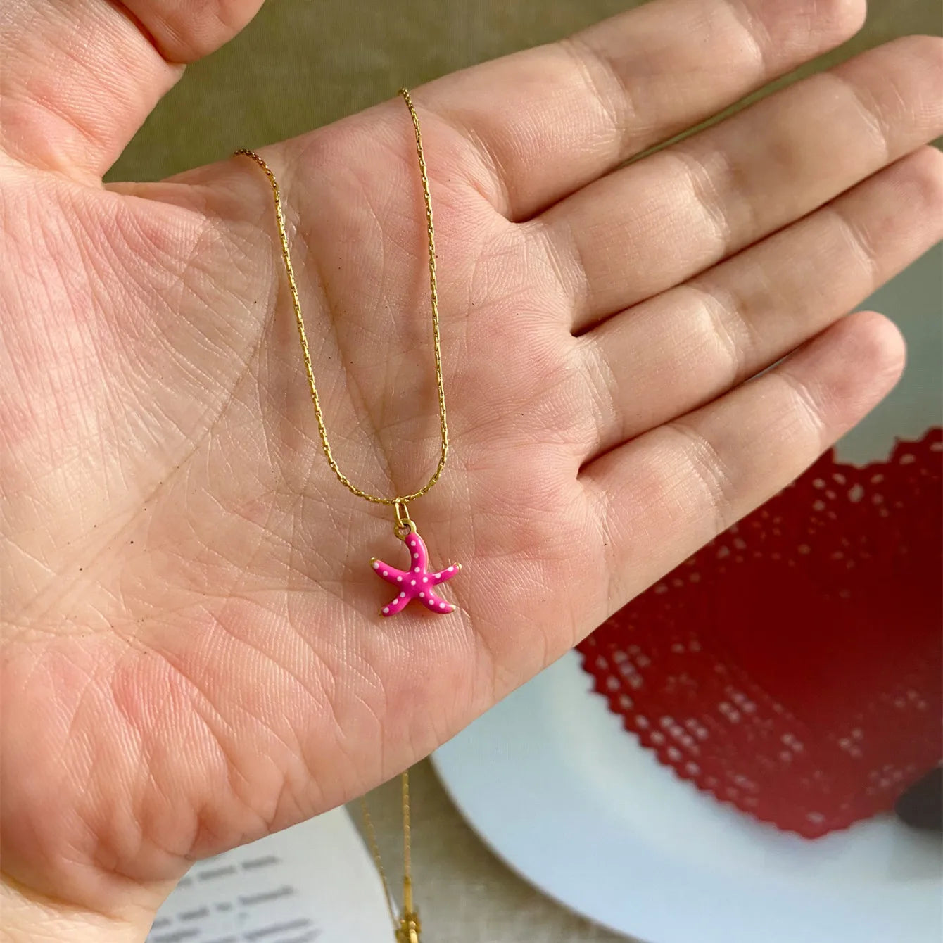 Collar Rosé Star 🩷