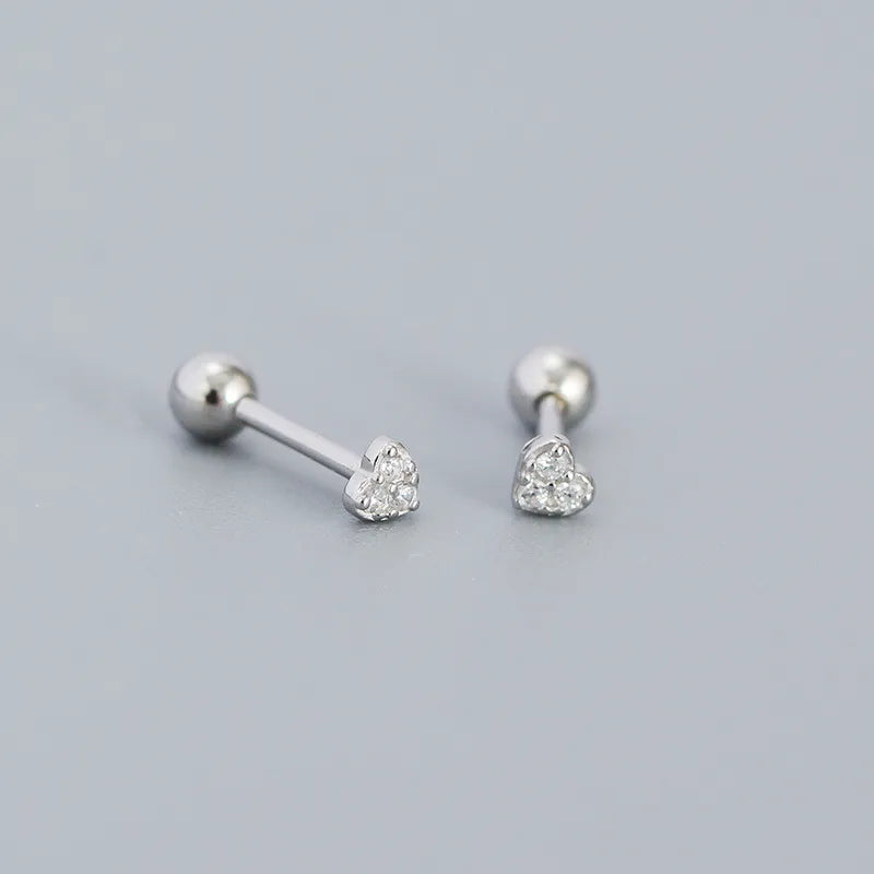 Piercing de plata mini corazón 🫶