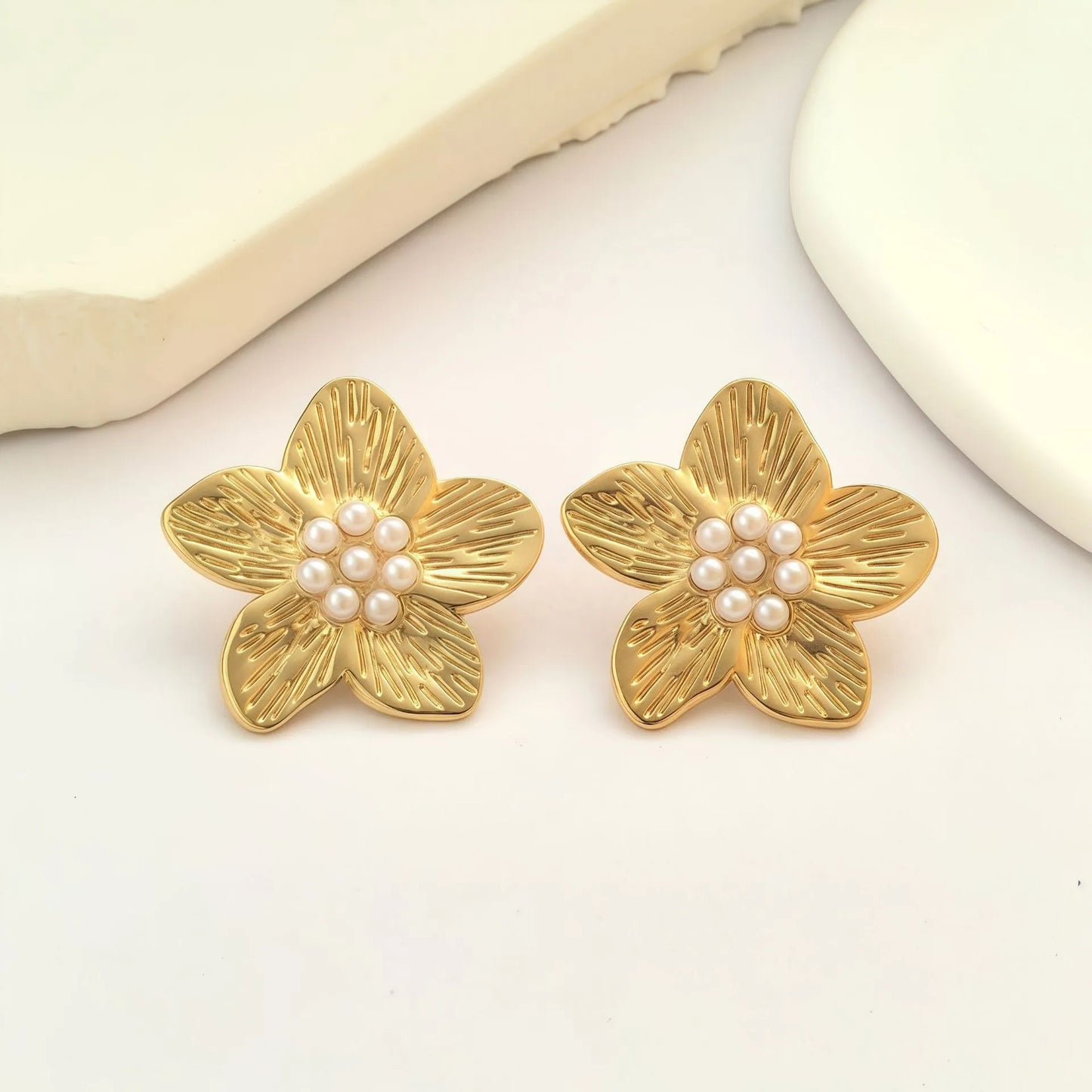 Aretes Perla Bloom 🌼