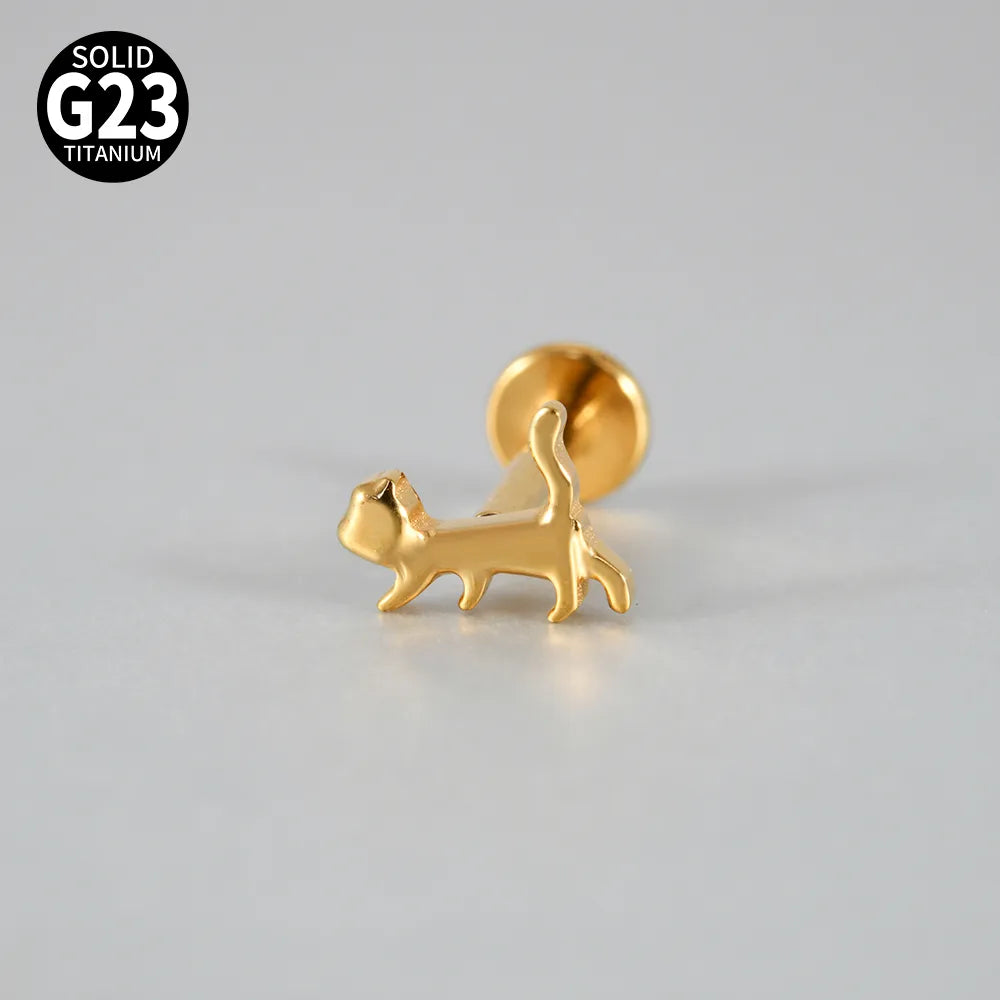 Piercing Flatback gato caminando 🐱