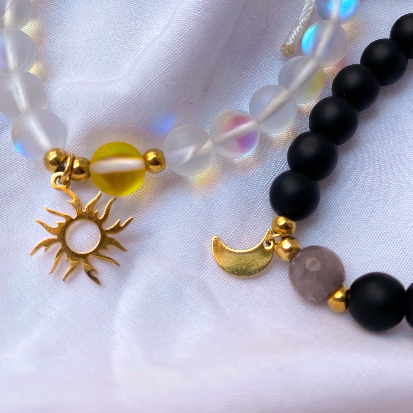 Pulseras sol y luna