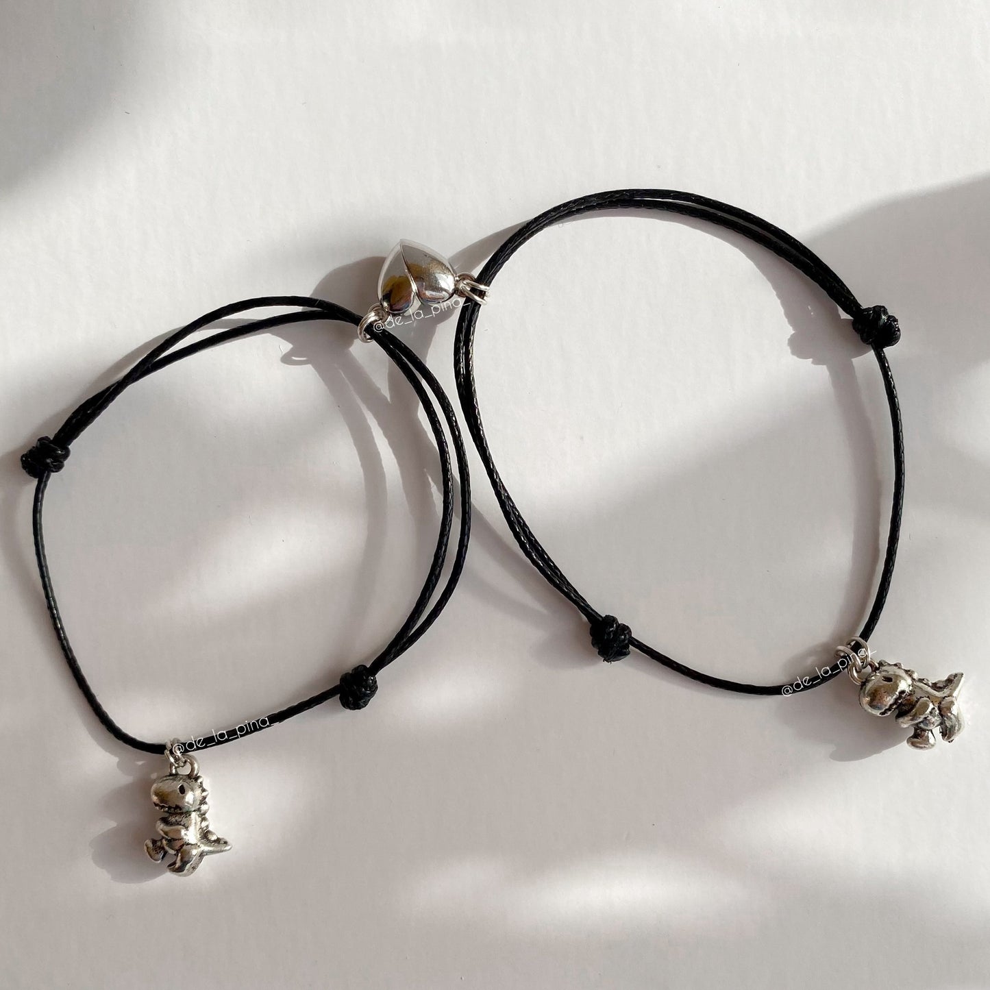 Pulseras Dino pareja