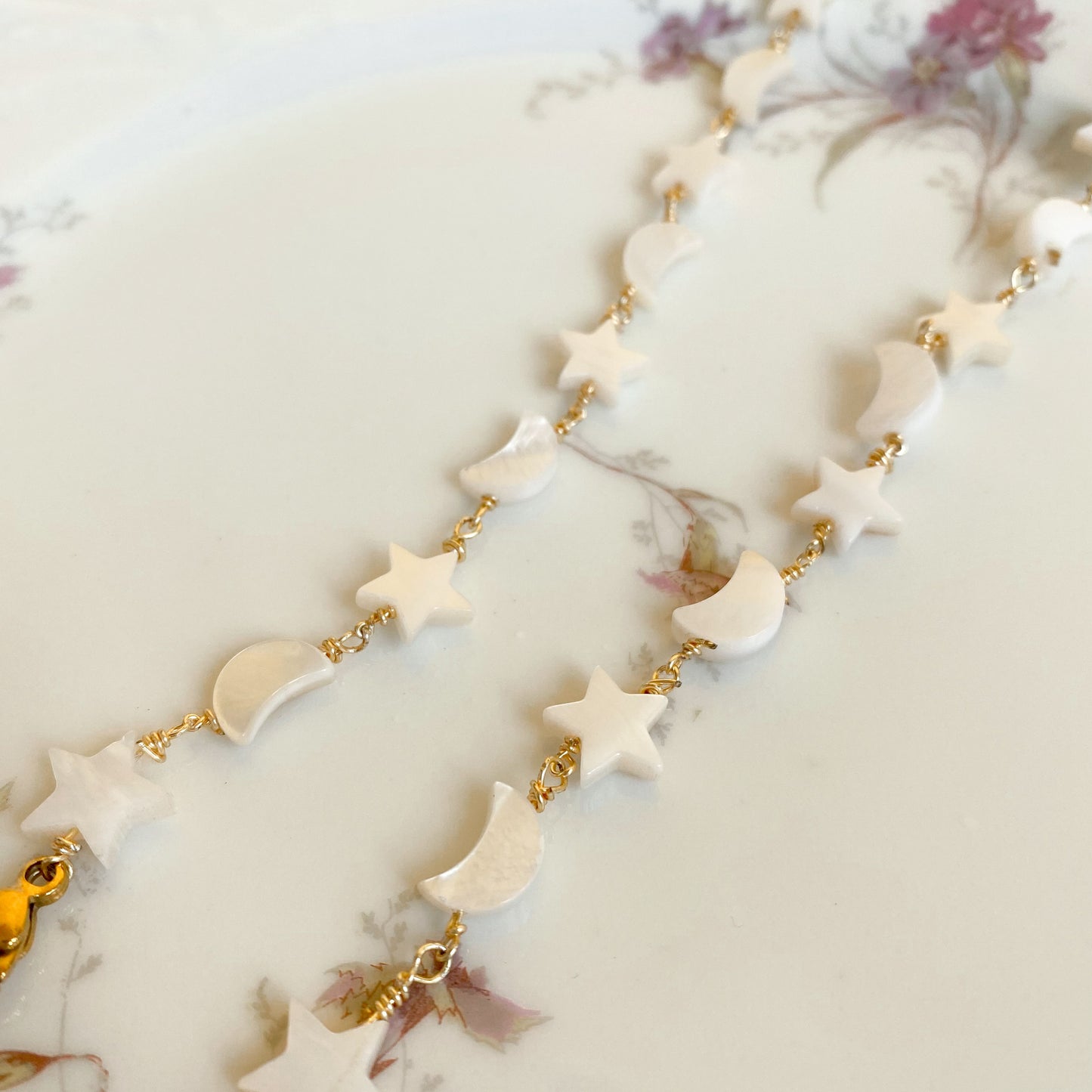 Moon star mask chain