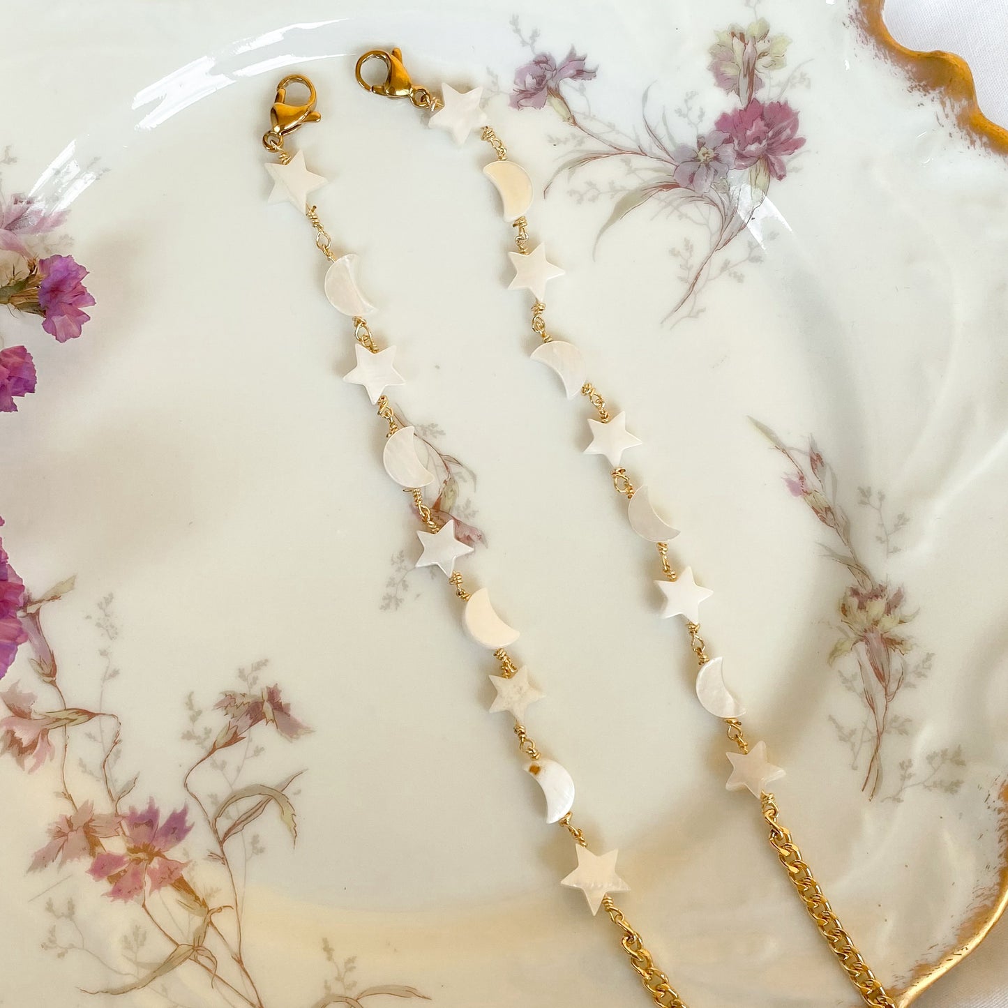 Moon star mask chain