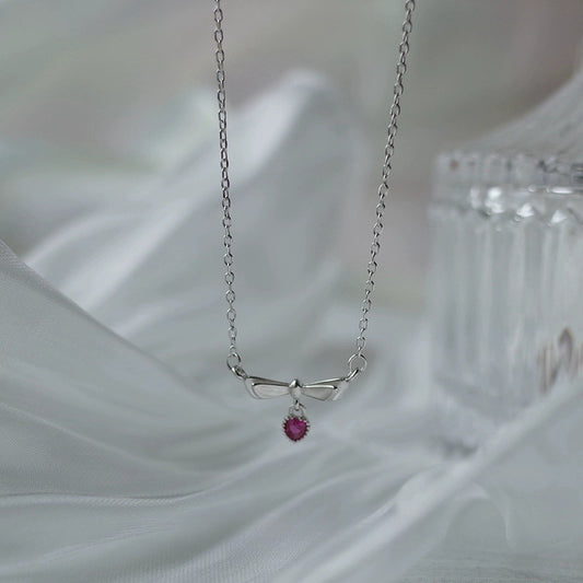 Cadena de Medio Chongo con Corazón Colgante ❤️