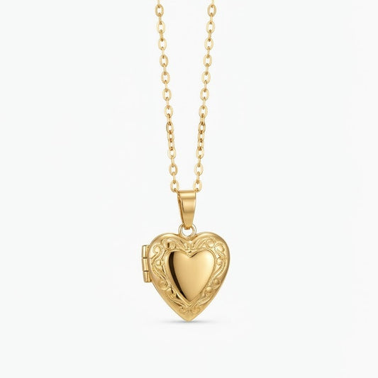 Relicario mini de corazón