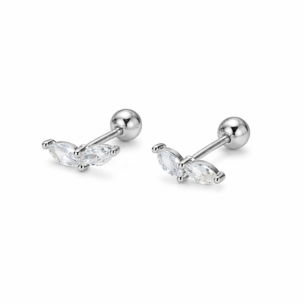 Piercing de Plata Doble Horse Eye ✨