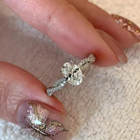 Anillo Promesa Óvalo Royale 💎