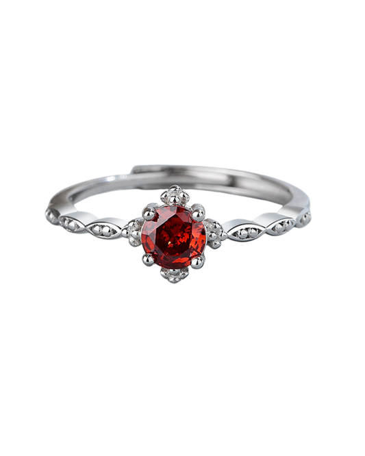 Anillo Piedra Roja❤️‍🔥