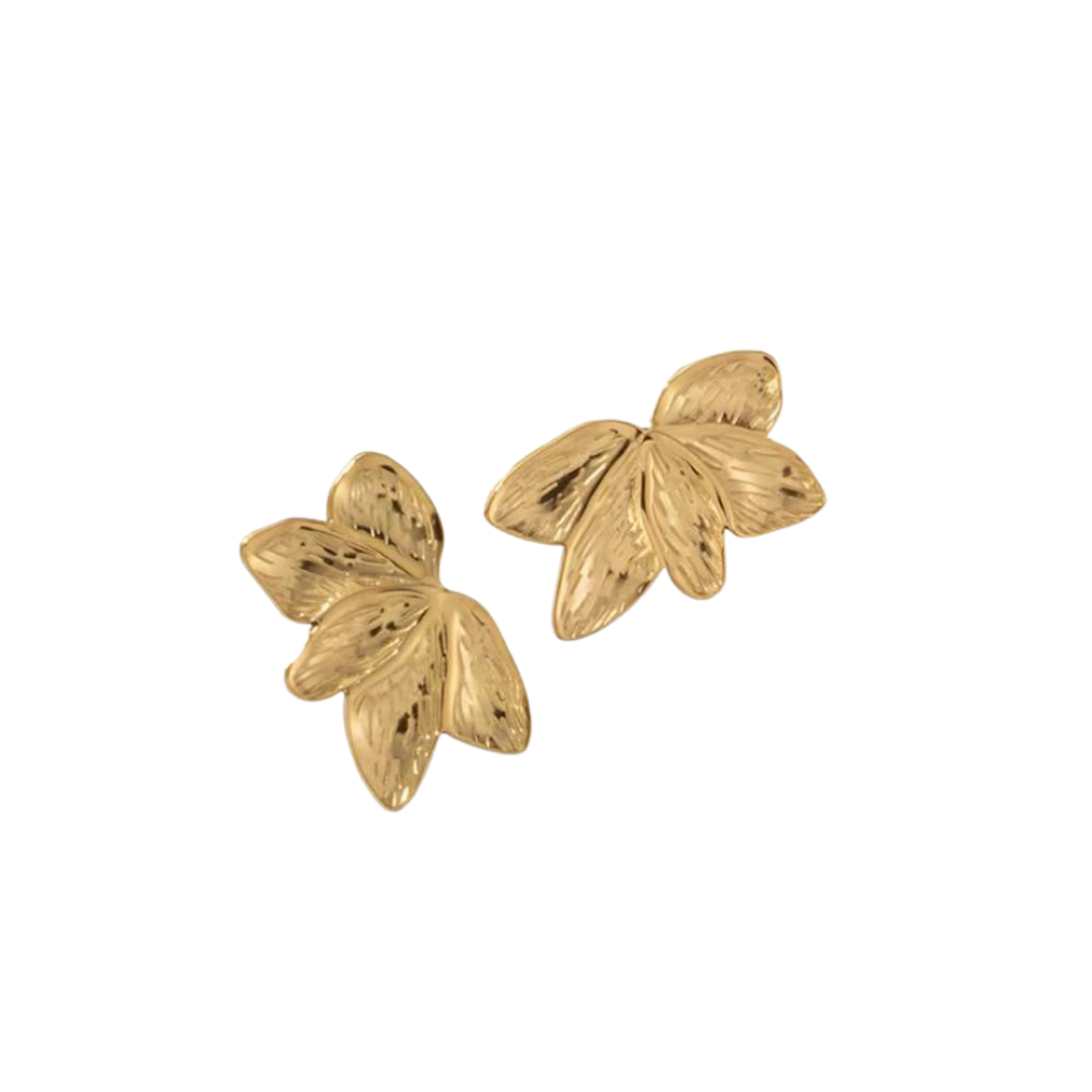 Semi flor aretes