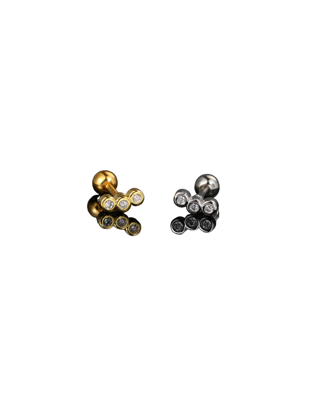Piercing Triple Zirconia Redonda ✨