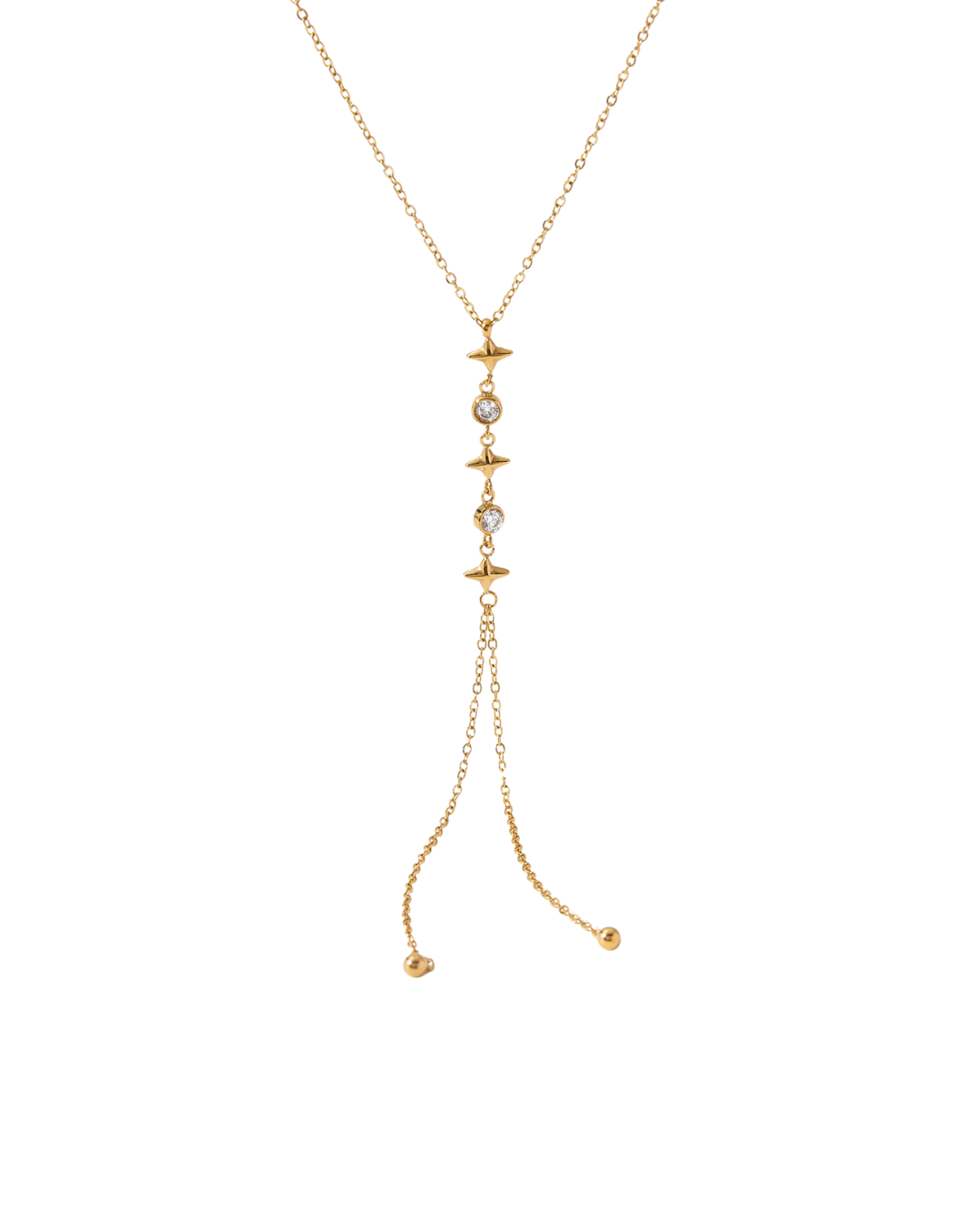 Collar de Escote con Destello y Zirconia✨