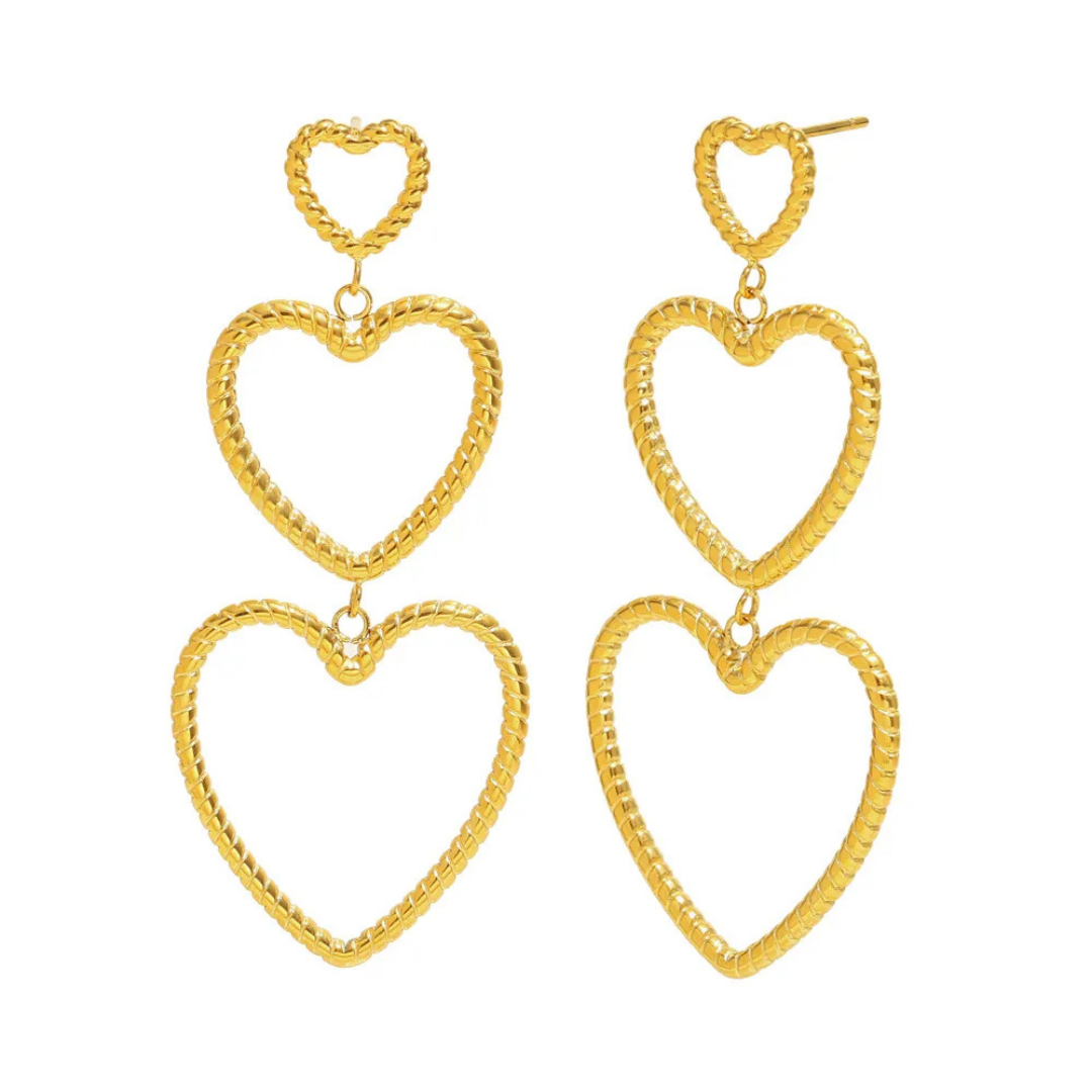 Arete triple corazón