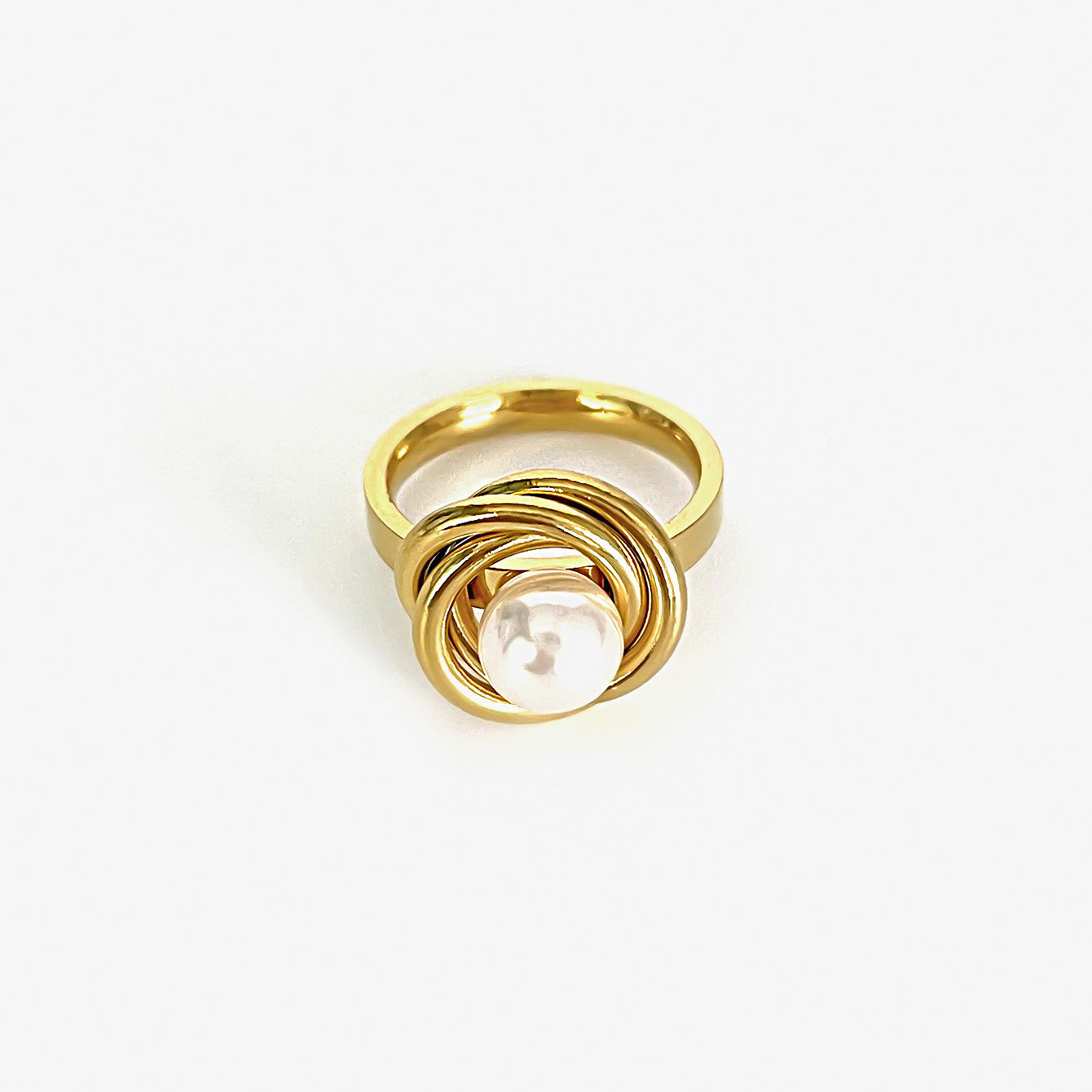 Anillo Nido Con Perla 🤍