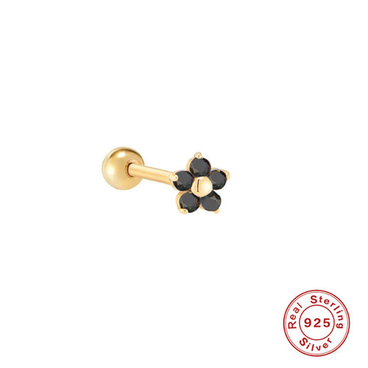 Piercing par Flor de Cinco Pétalos Negra 🖤