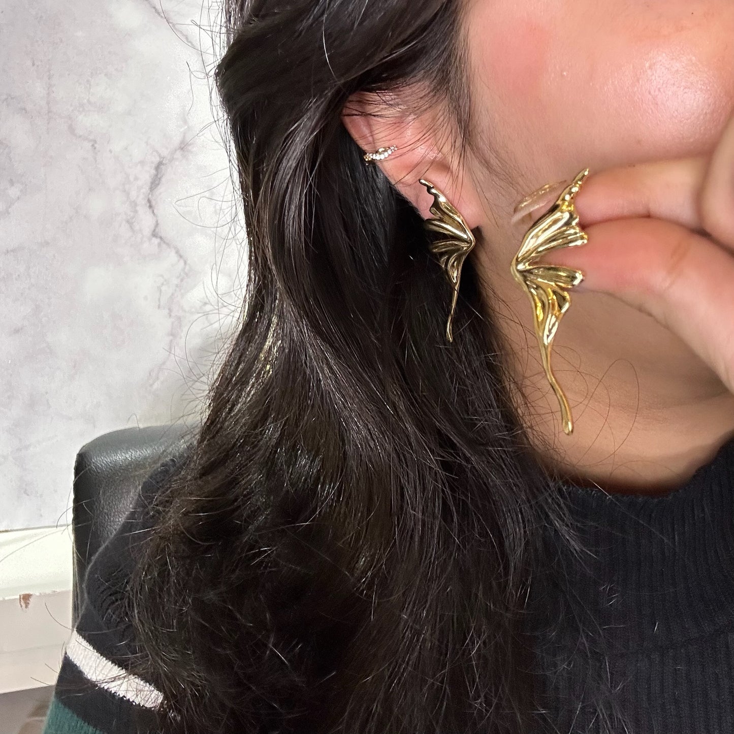 Aretes de media ala