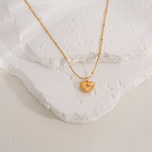 Cadena de Corazón con Destello Interior ✨