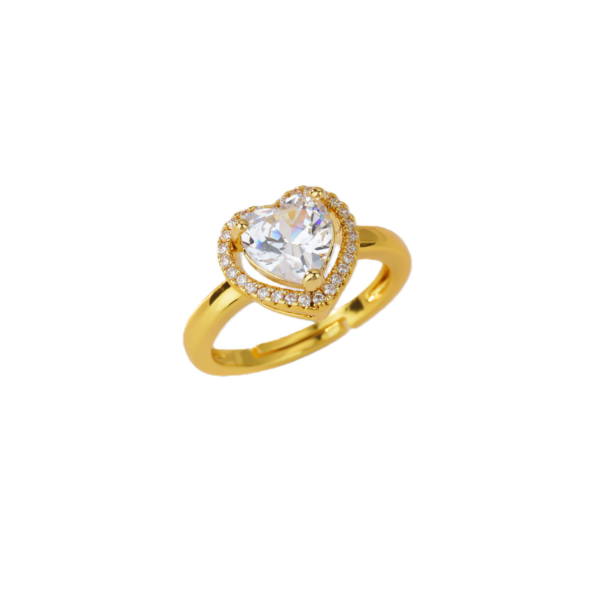 Anillo de Corazón Color Central 🤍